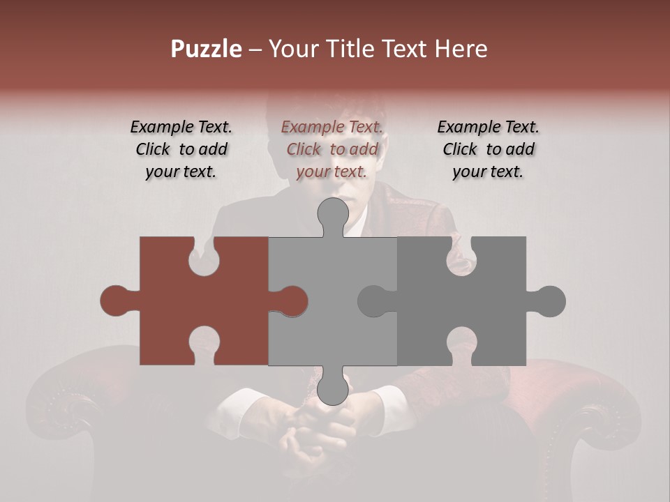 Man Interior Fashion PowerPoint Template