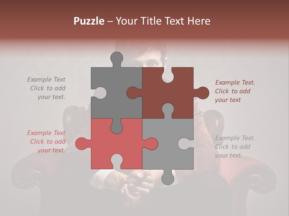 Man Interior Fashion PowerPoint Template