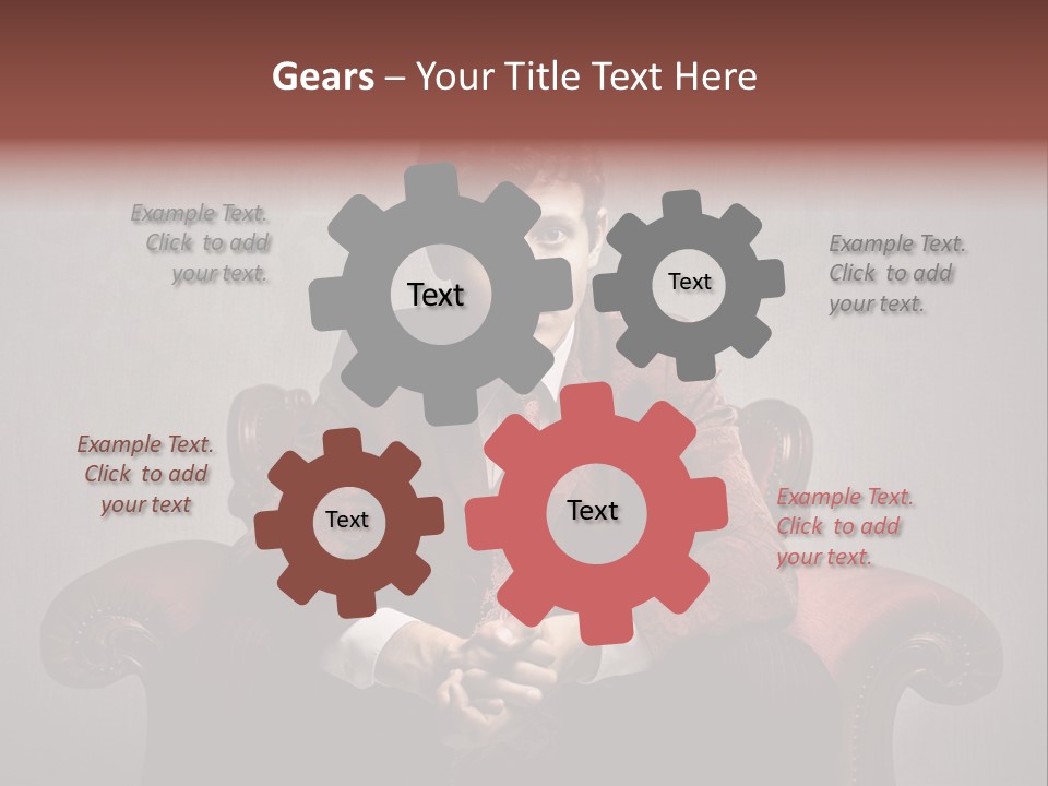 Man Interior Fashion PowerPoint Template