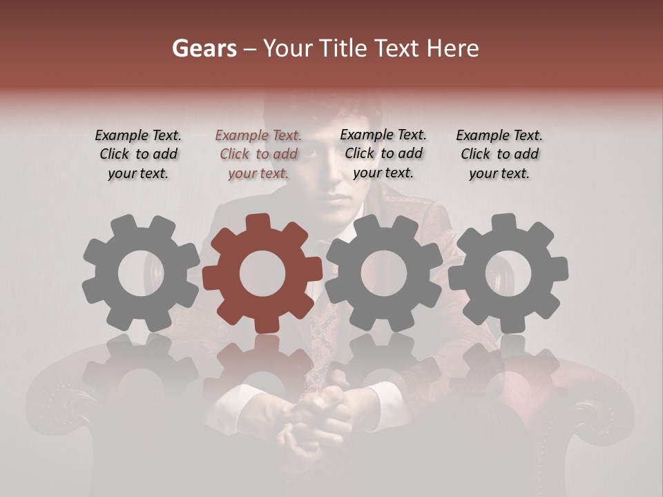 Man Interior Fashion PowerPoint Template