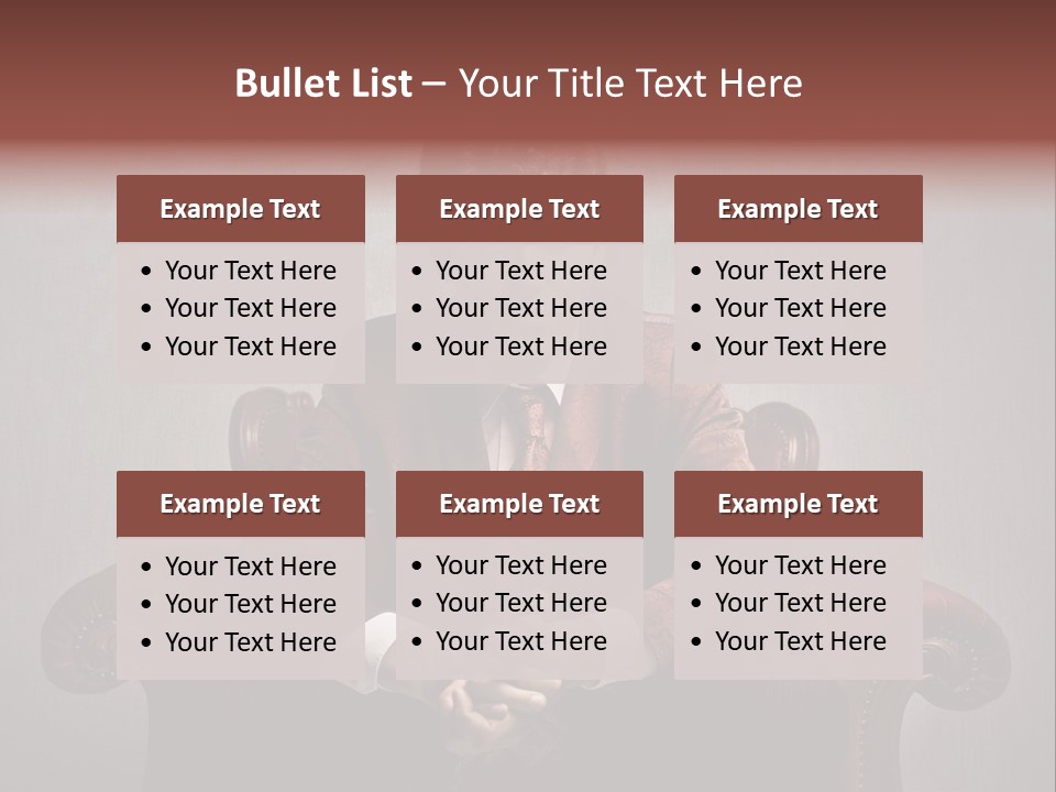 Man Interior Fashion PowerPoint Template