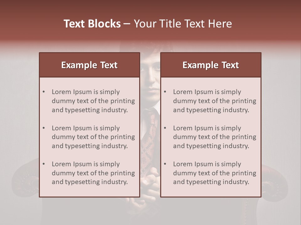 Man Interior Fashion PowerPoint Template