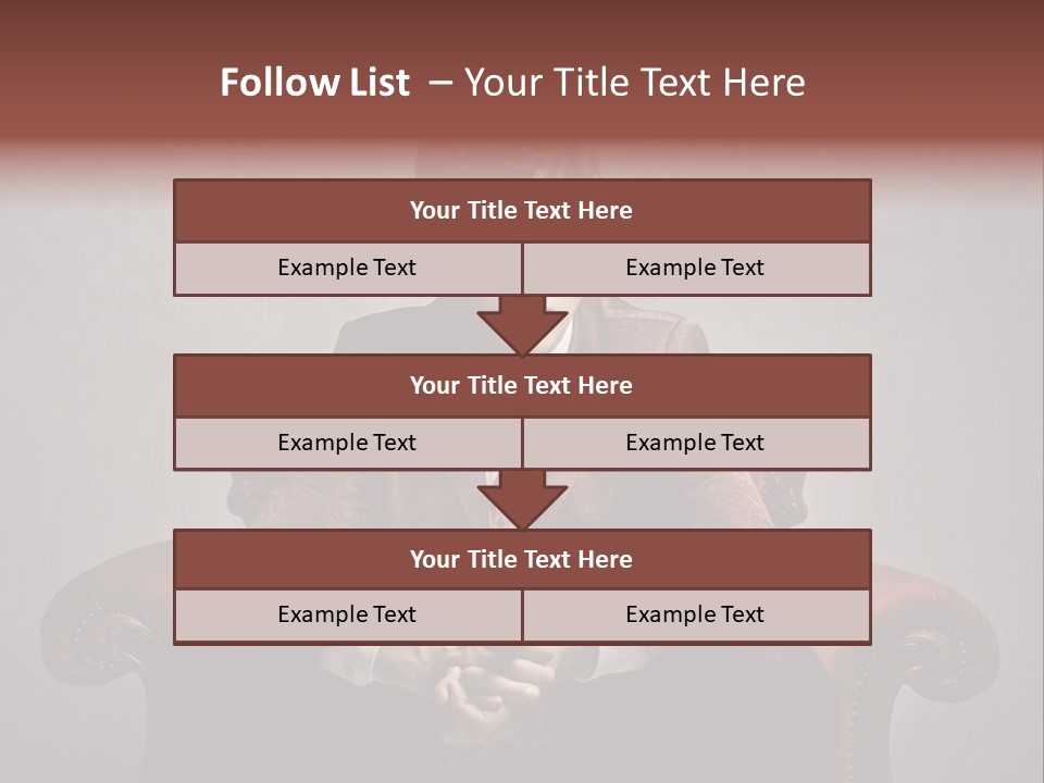 Man Interior Fashion PowerPoint Template