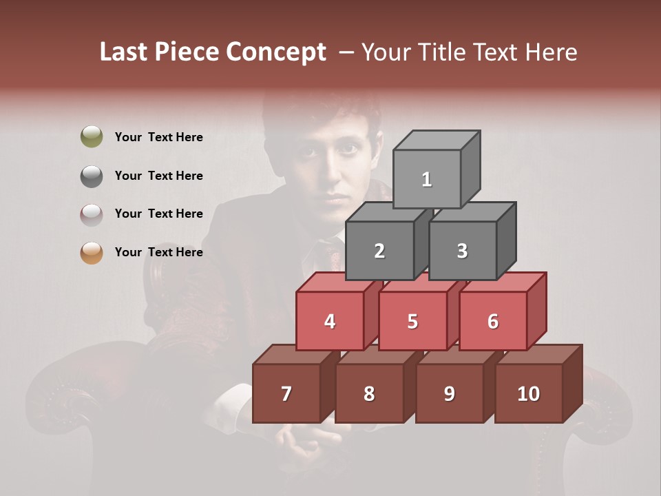 Man Interior Fashion PowerPoint Template