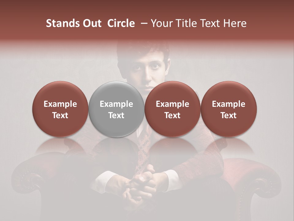 Man Interior Fashion PowerPoint Template