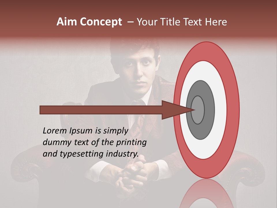 Man Interior Fashion PowerPoint Template