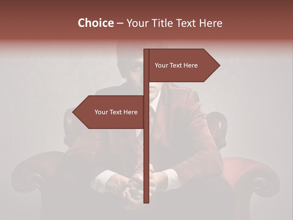 Man Interior Fashion PowerPoint Template