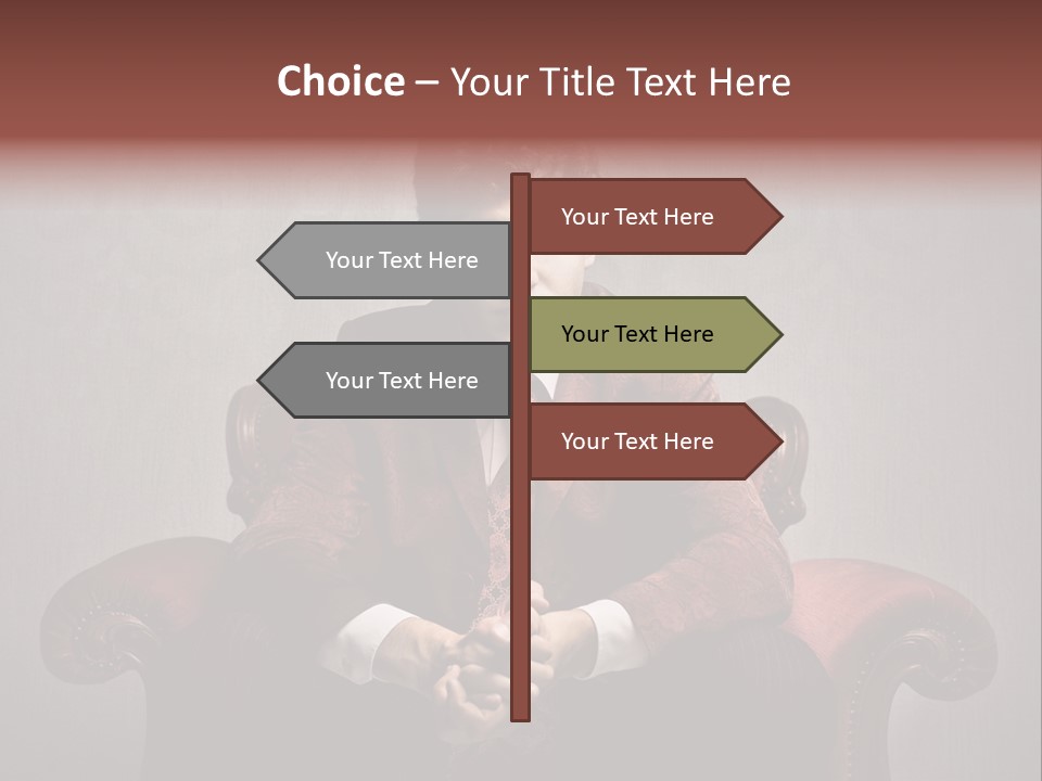 Man Interior Fashion PowerPoint Template