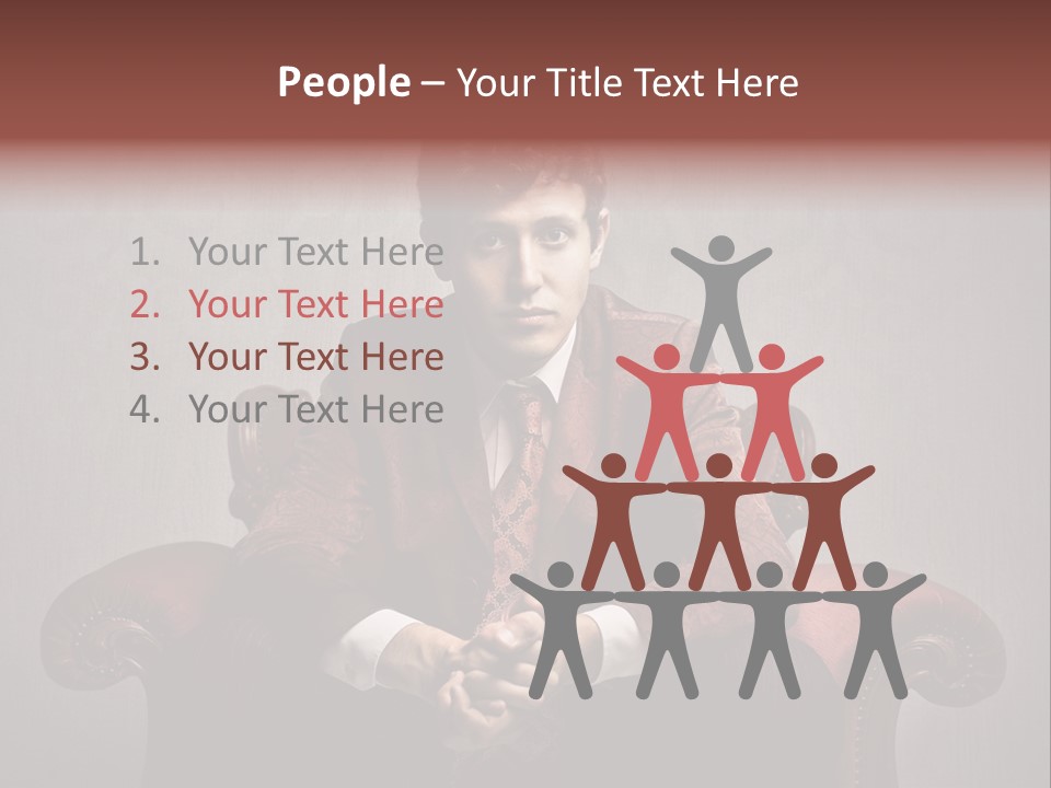 Man Interior Fashion PowerPoint Template