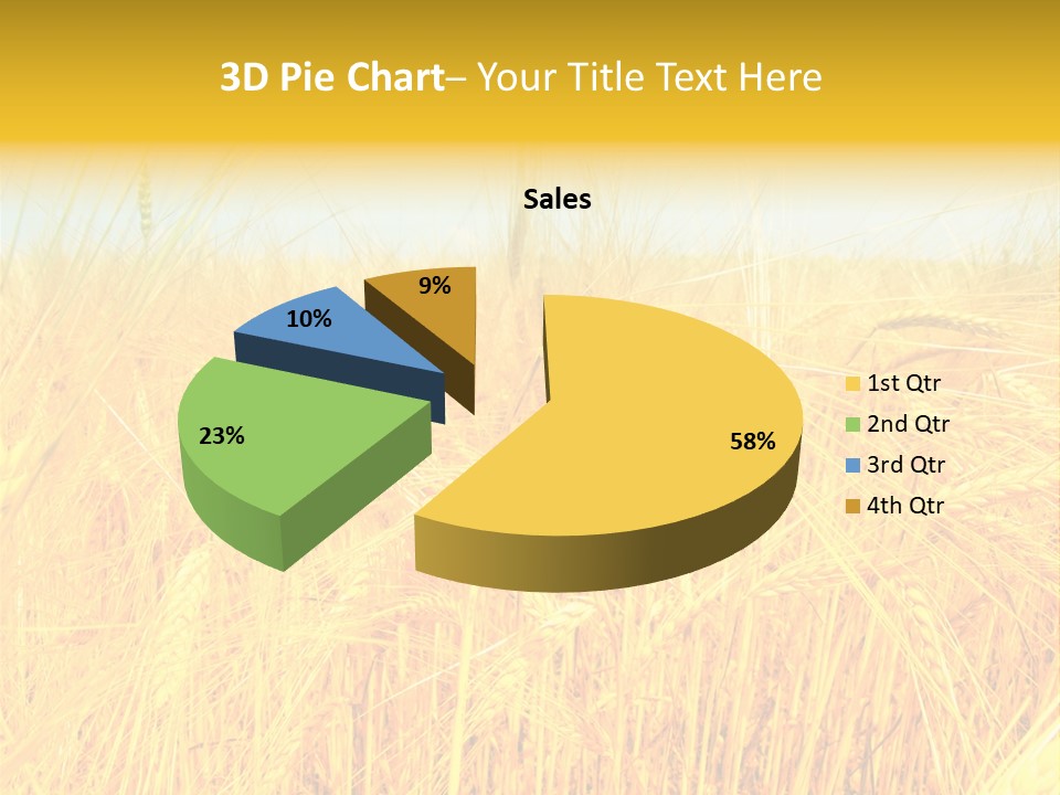 Field Barley Wheat PowerPoint Template