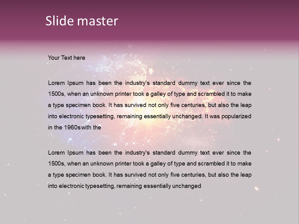 Mystical Night Vast PowerPoint Template
