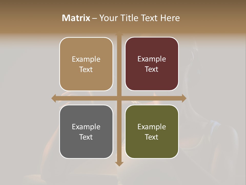 Caucasian Breakfast Relaxation PowerPoint Template