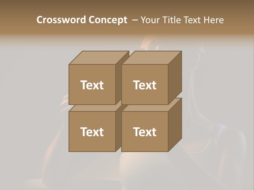 Caucasian Breakfast Relaxation PowerPoint Template