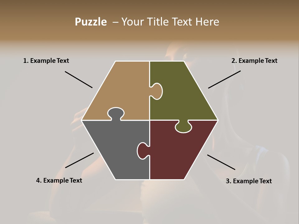 Caucasian Breakfast Relaxation PowerPoint Template