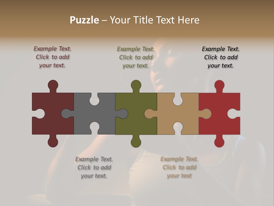 Caucasian Breakfast Relaxation PowerPoint Template