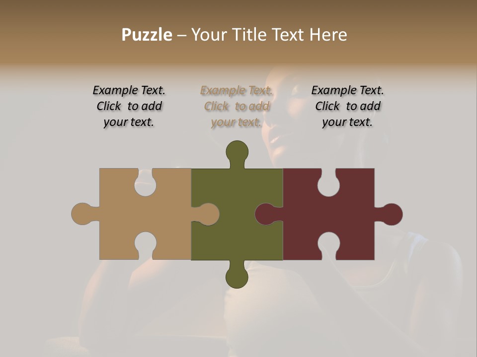 Caucasian Breakfast Relaxation PowerPoint Template