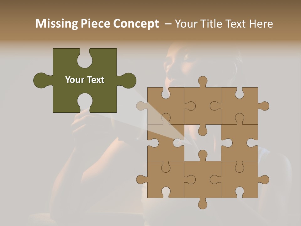 Caucasian Breakfast Relaxation PowerPoint Template