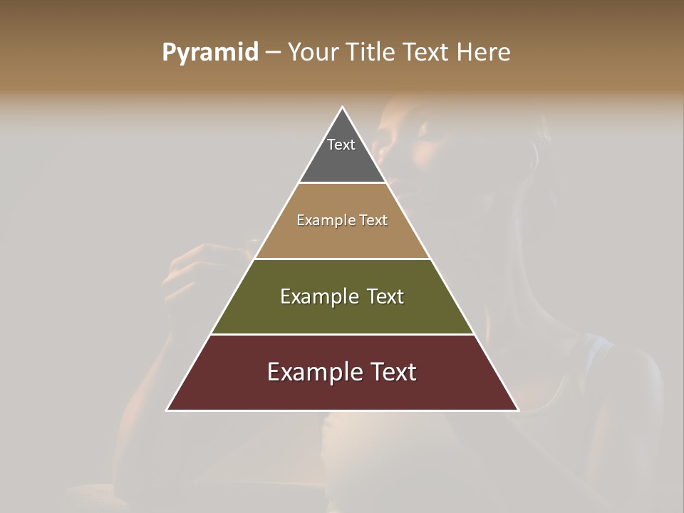 Caucasian Breakfast Relaxation PowerPoint Template