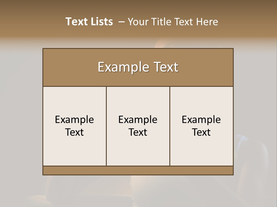 Caucasian Breakfast Relaxation PowerPoint Template