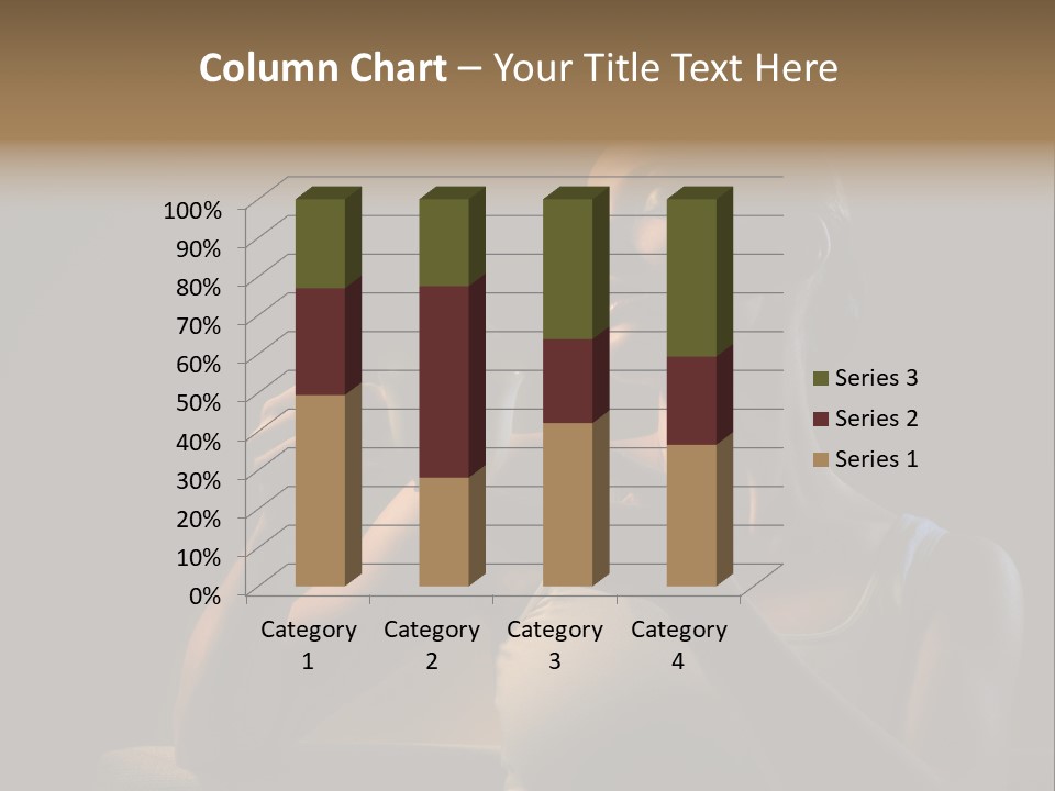 Caucasian Breakfast Relaxation PowerPoint Template
