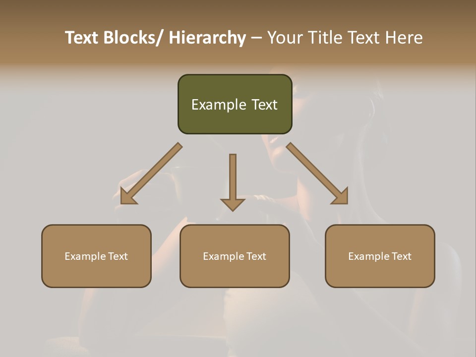 Caucasian Breakfast Relaxation PowerPoint Template