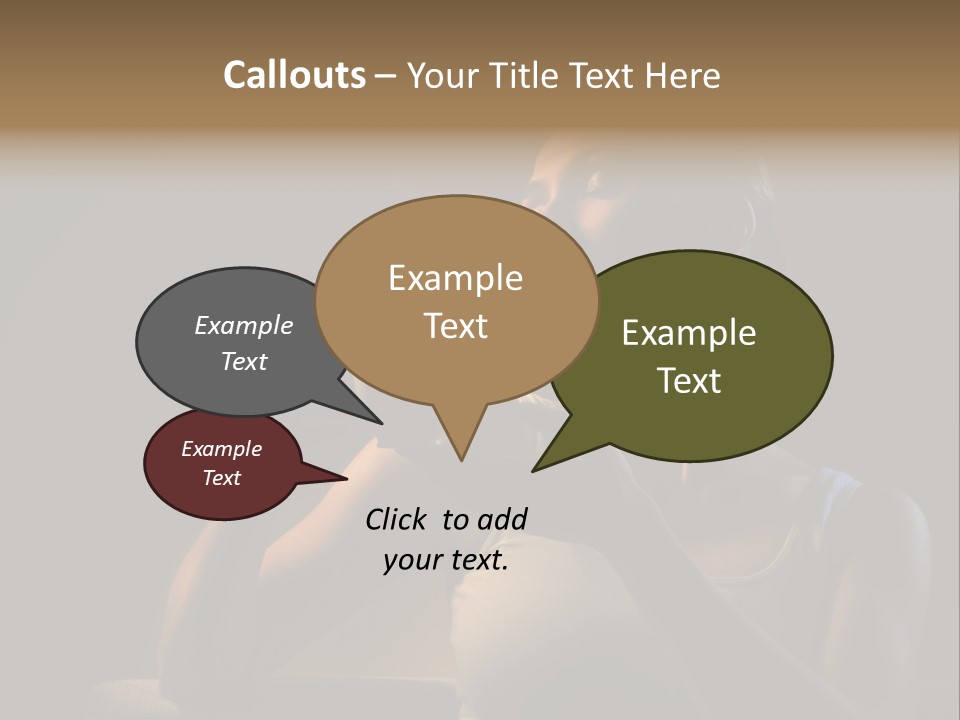 Caucasian Breakfast Relaxation PowerPoint Template