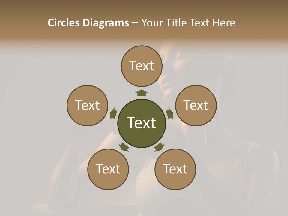 Caucasian Breakfast Relaxation PowerPoint Template