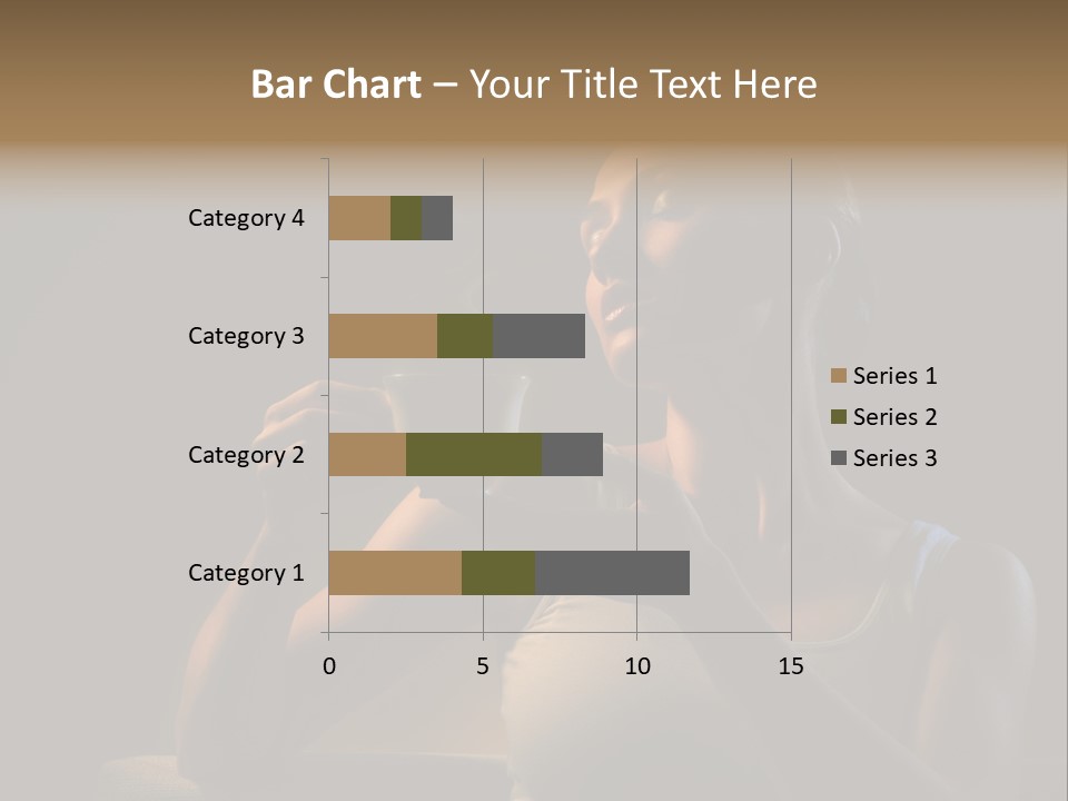 Caucasian Breakfast Relaxation PowerPoint Template