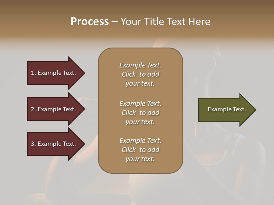Caucasian Breakfast Relaxation PowerPoint Template