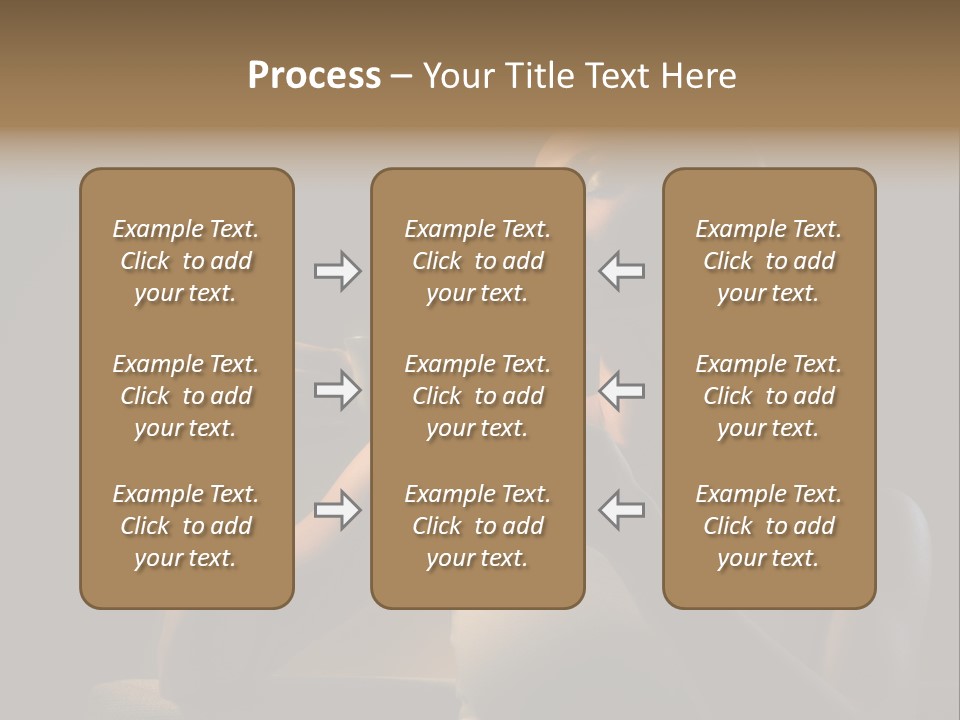 Caucasian Breakfast Relaxation PowerPoint Template