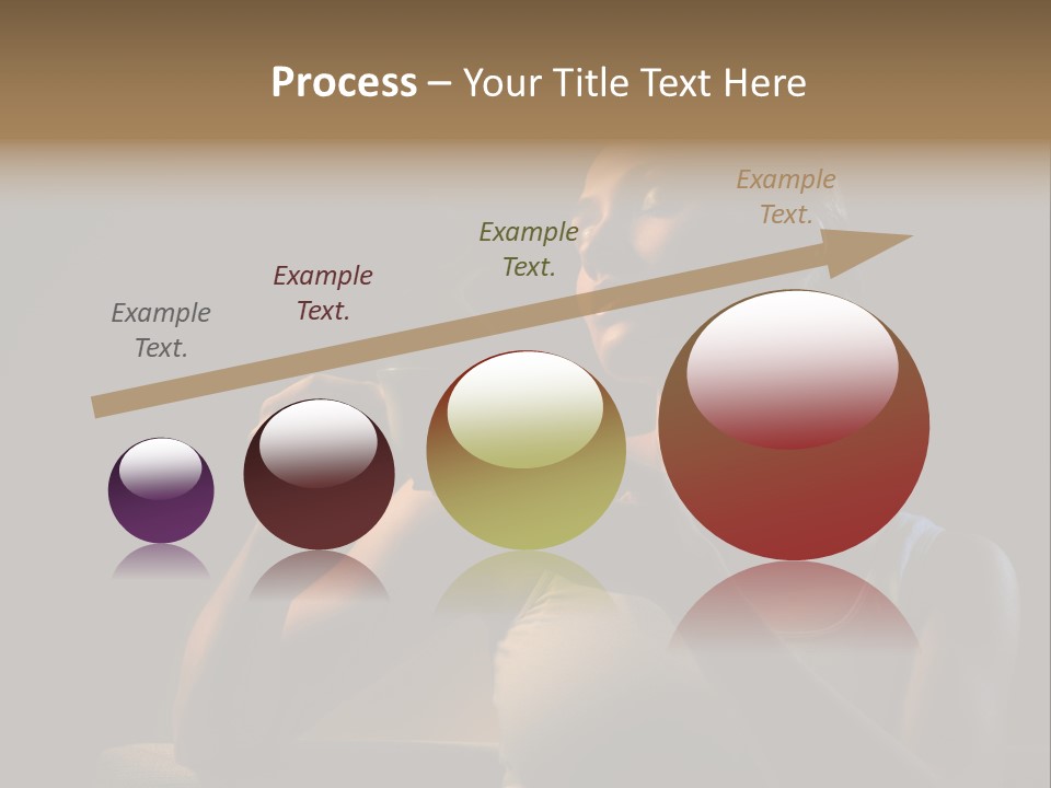 Caucasian Breakfast Relaxation PowerPoint Template