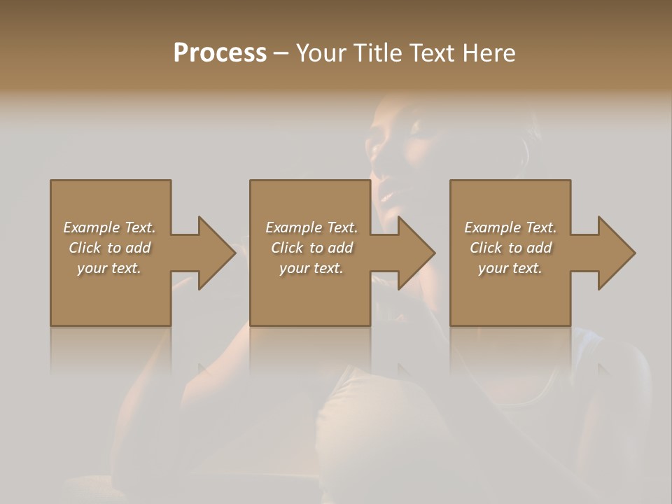 Caucasian Breakfast Relaxation PowerPoint Template
