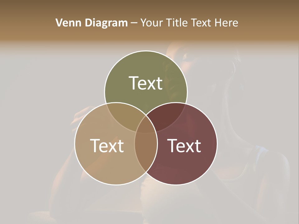 Caucasian Breakfast Relaxation PowerPoint Template