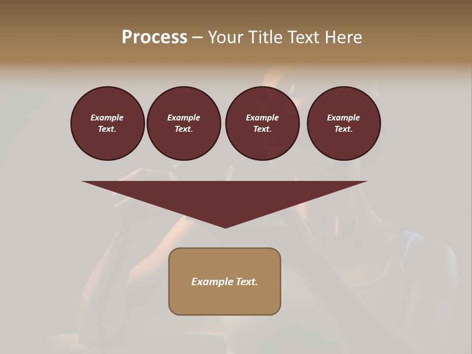 Caucasian Breakfast Relaxation PowerPoint Template