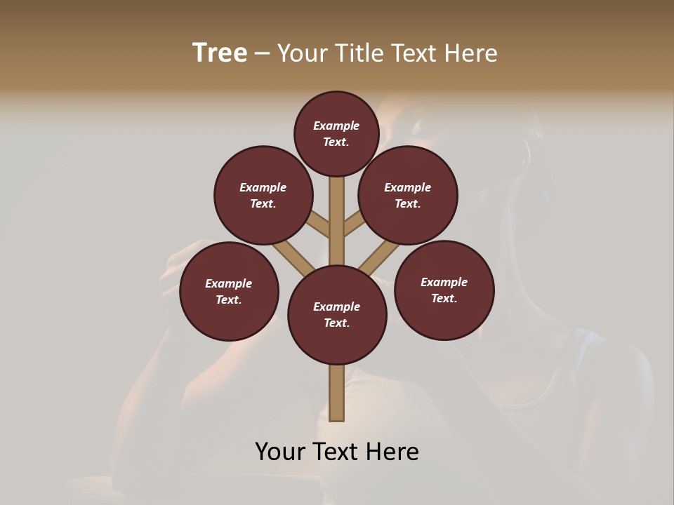 Caucasian Breakfast Relaxation PowerPoint Template