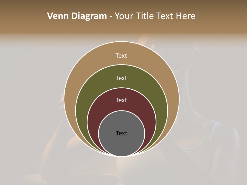 Caucasian Breakfast Relaxation PowerPoint Template