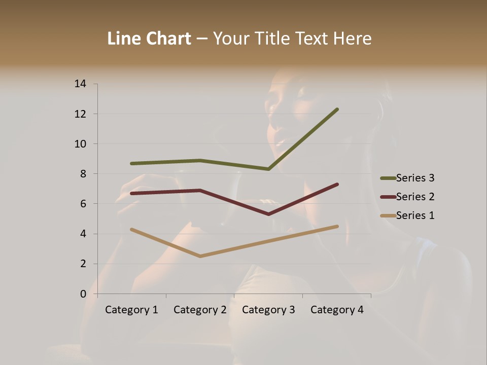 Caucasian Breakfast Relaxation PowerPoint Template