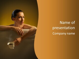 Heat Mug Refreshment PowerPoint Template