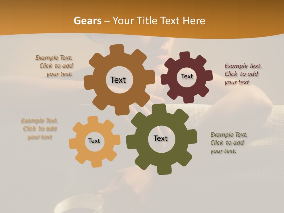 Heat Mug Refreshment PowerPoint Template