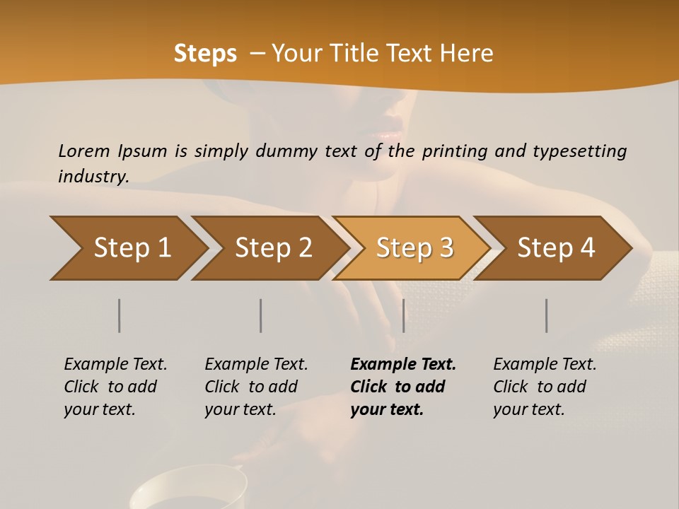 Heat Mug Refreshment PowerPoint Template