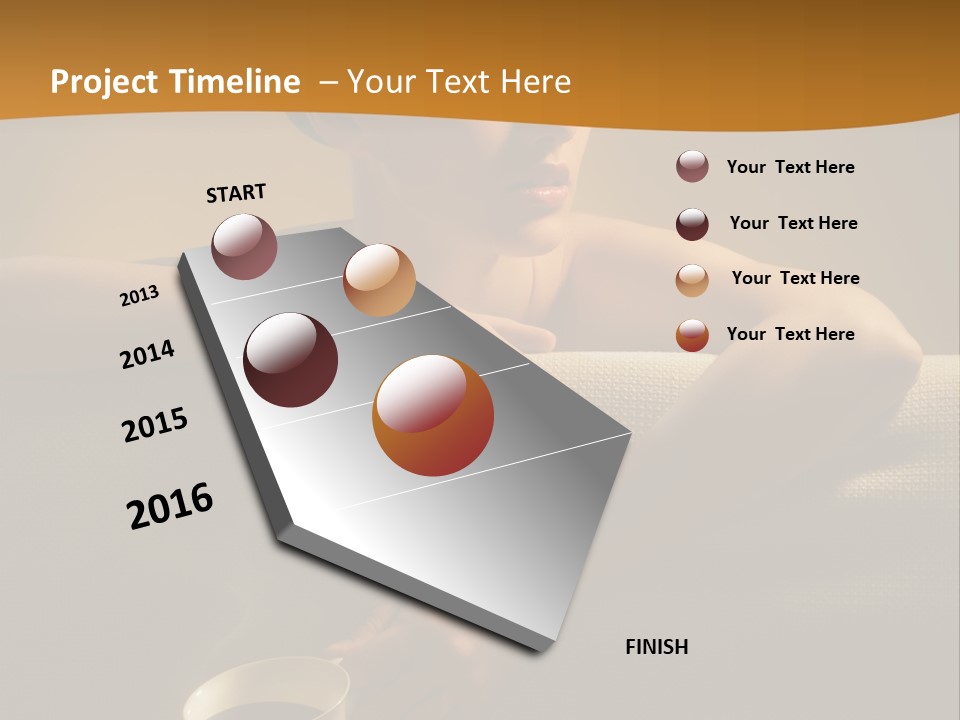 Heat Mug Refreshment PowerPoint Template