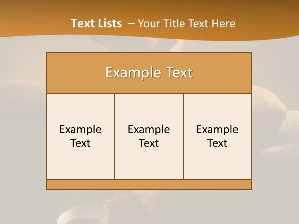 Heat Mug Refreshment PowerPoint Template