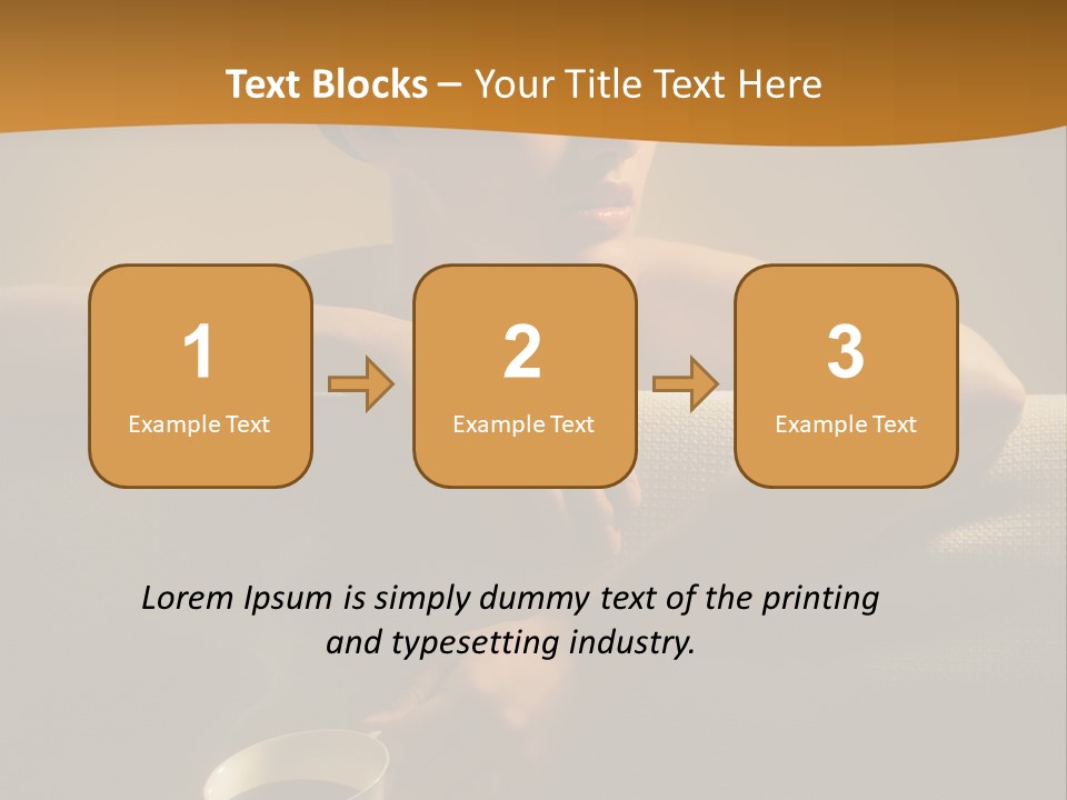Heat Mug Refreshment PowerPoint Template