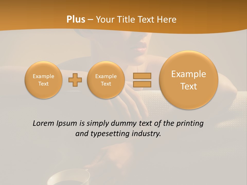 Heat Mug Refreshment PowerPoint Template