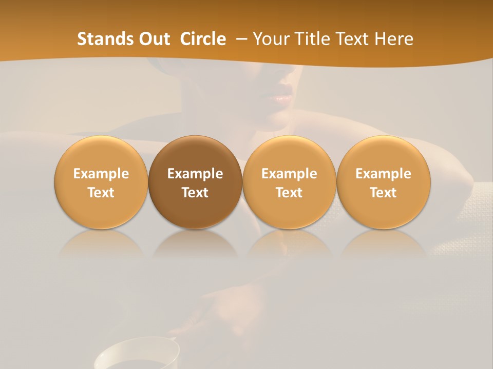 Heat Mug Refreshment PowerPoint Template