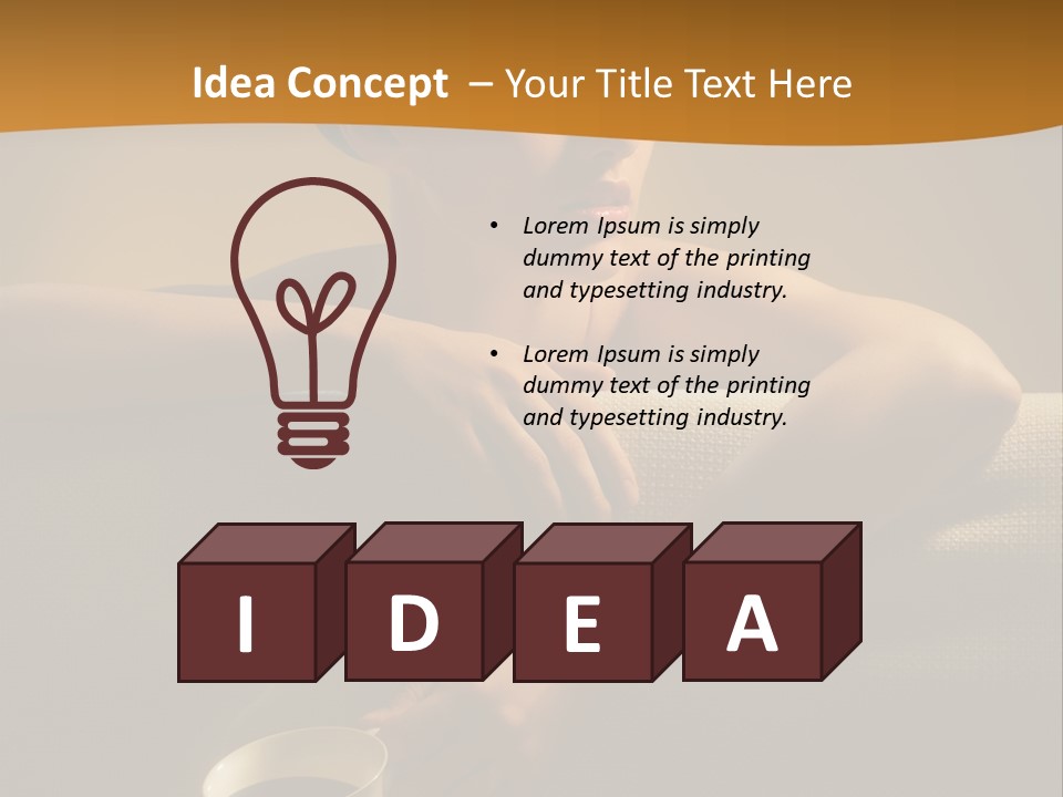 Heat Mug Refreshment PowerPoint Template