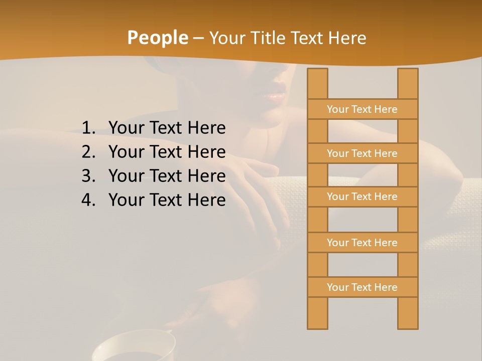 Heat Mug Refreshment PowerPoint Template