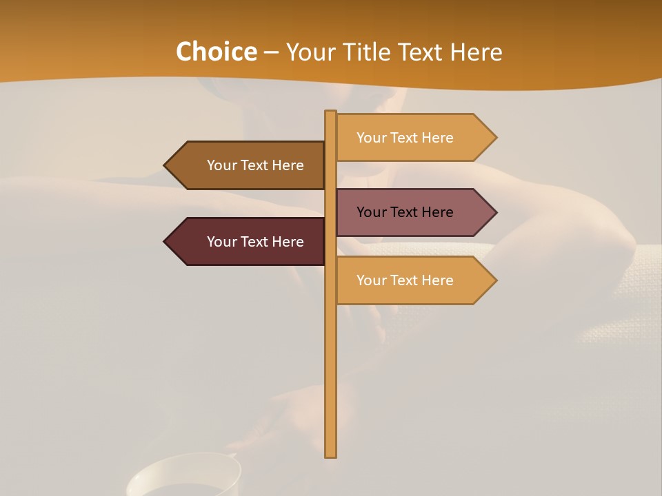Heat Mug Refreshment PowerPoint Template