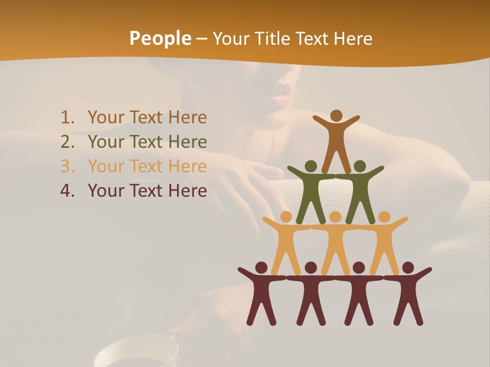 Heat Mug Refreshment PowerPoint Template