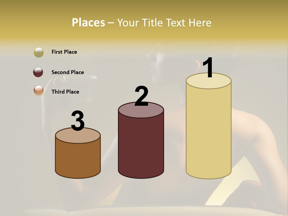 Person Drink Face PowerPoint Template